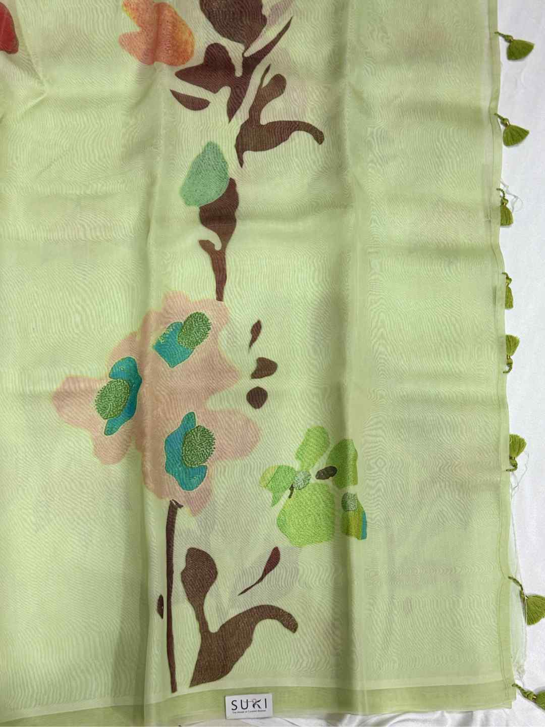 Summer Ease Linen Cotton Saree